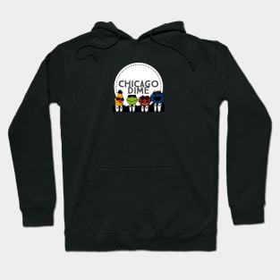 Chicago Dime Logo Doppelgangers Hoodie